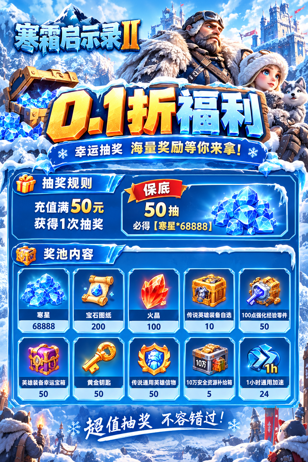 幸运抽奖活动宣传图